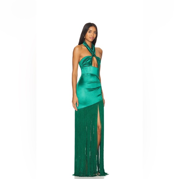 BRONX AND BANCO BALI GOWN IN EMERALD GREEN - Picture 2 of 7